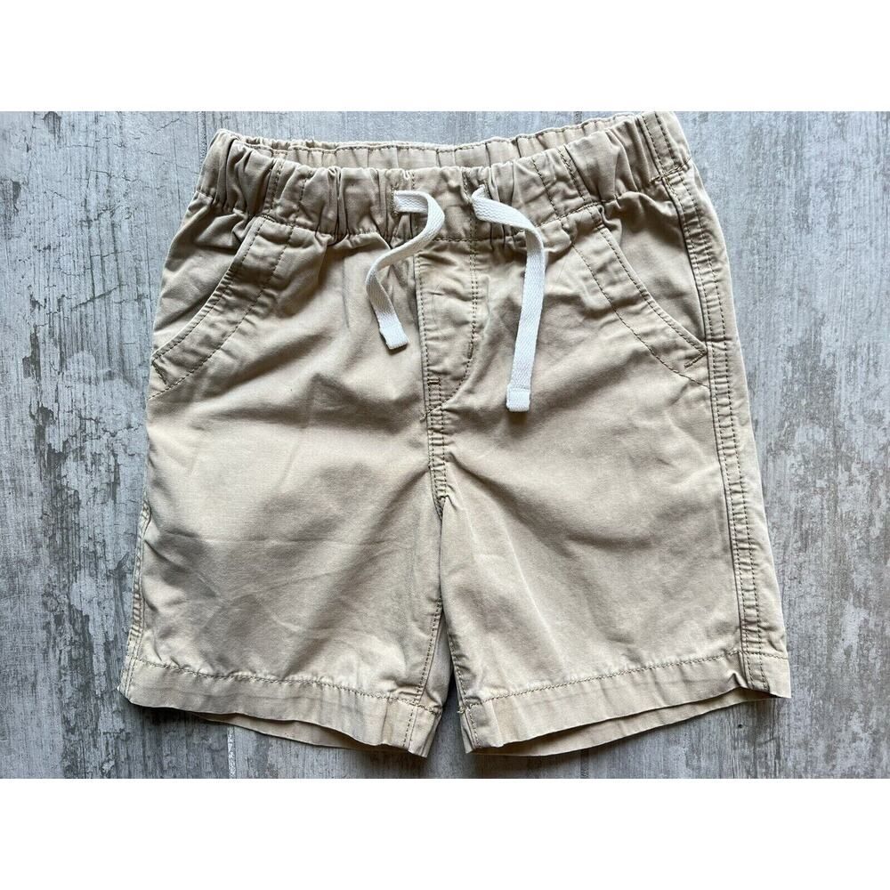 GAP Kids Boy Toddler Drawstring Elastic Short Easy On Khaki Casual School 4T 4.